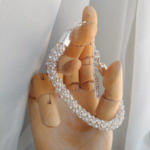 Cylindrical Gem Bracelet